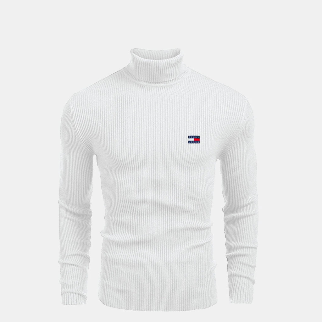 TH™ Turtleneck Cable-Knit Wool Sweater