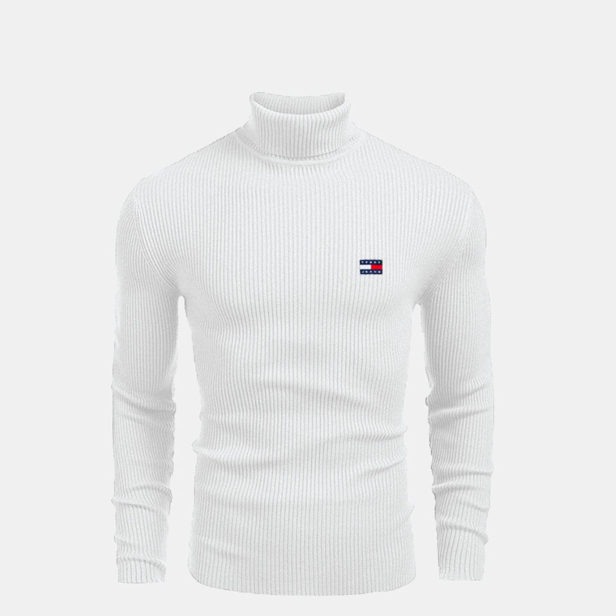 TH™ Turtleneck Cable-Knit Wool Sweater