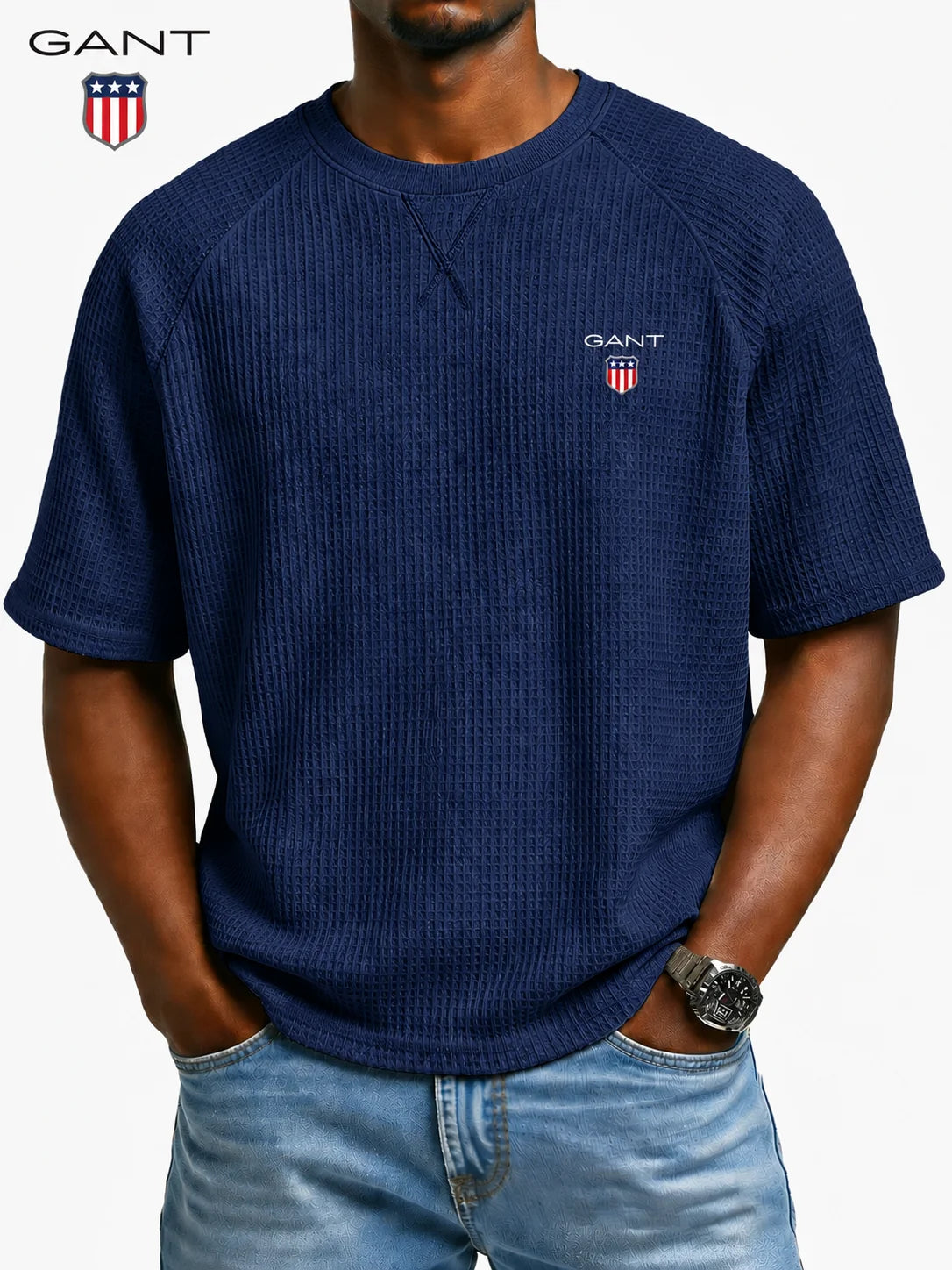 GANT™ Premium T-shirt med Struktur