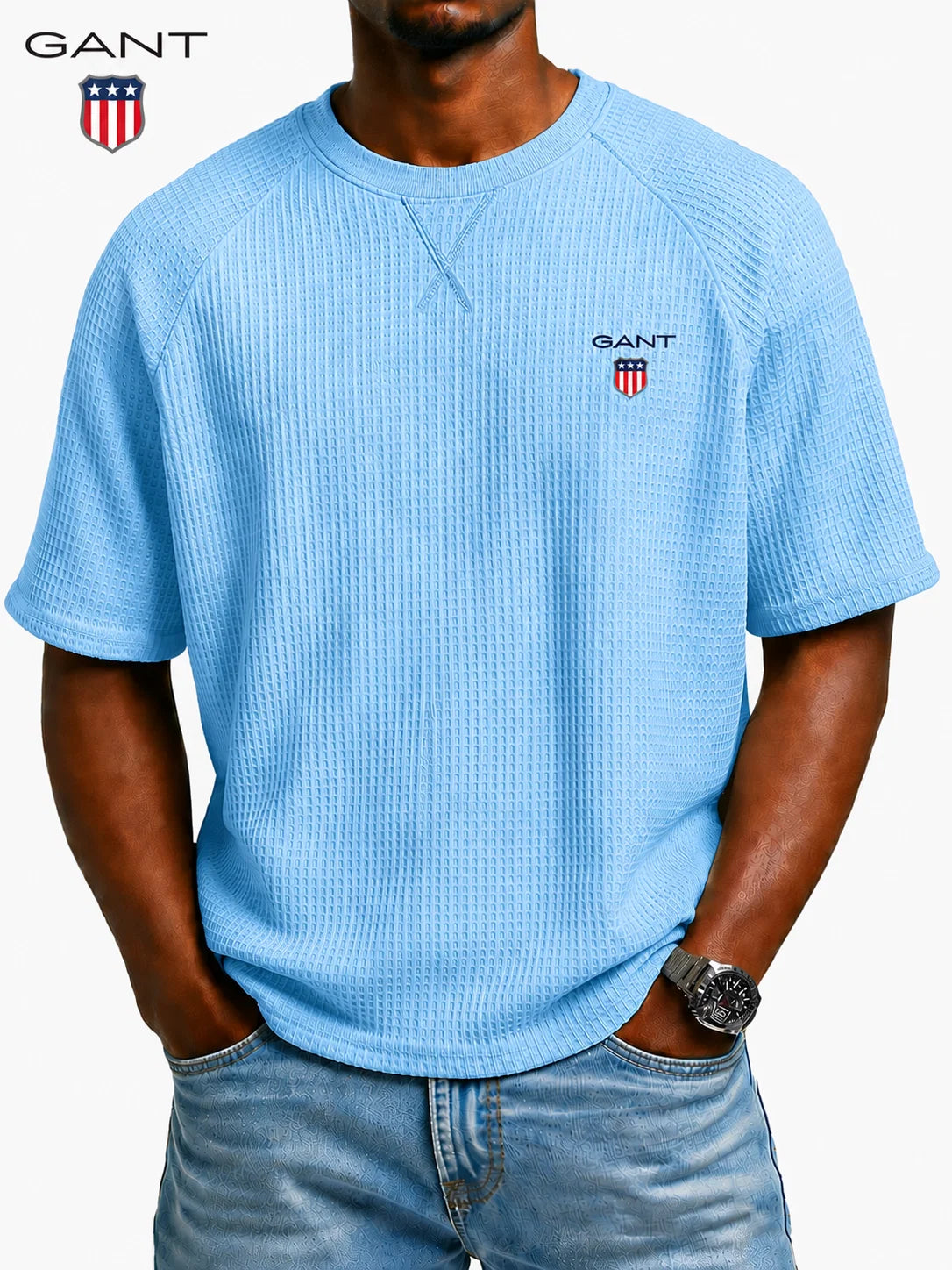 GANT™ Premium T-shirt med Struktur