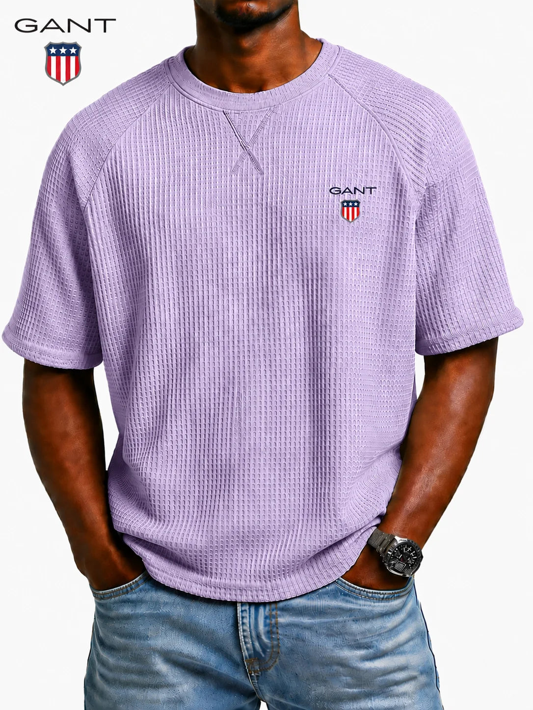 GANT™ Premium T-shirt med Struktur