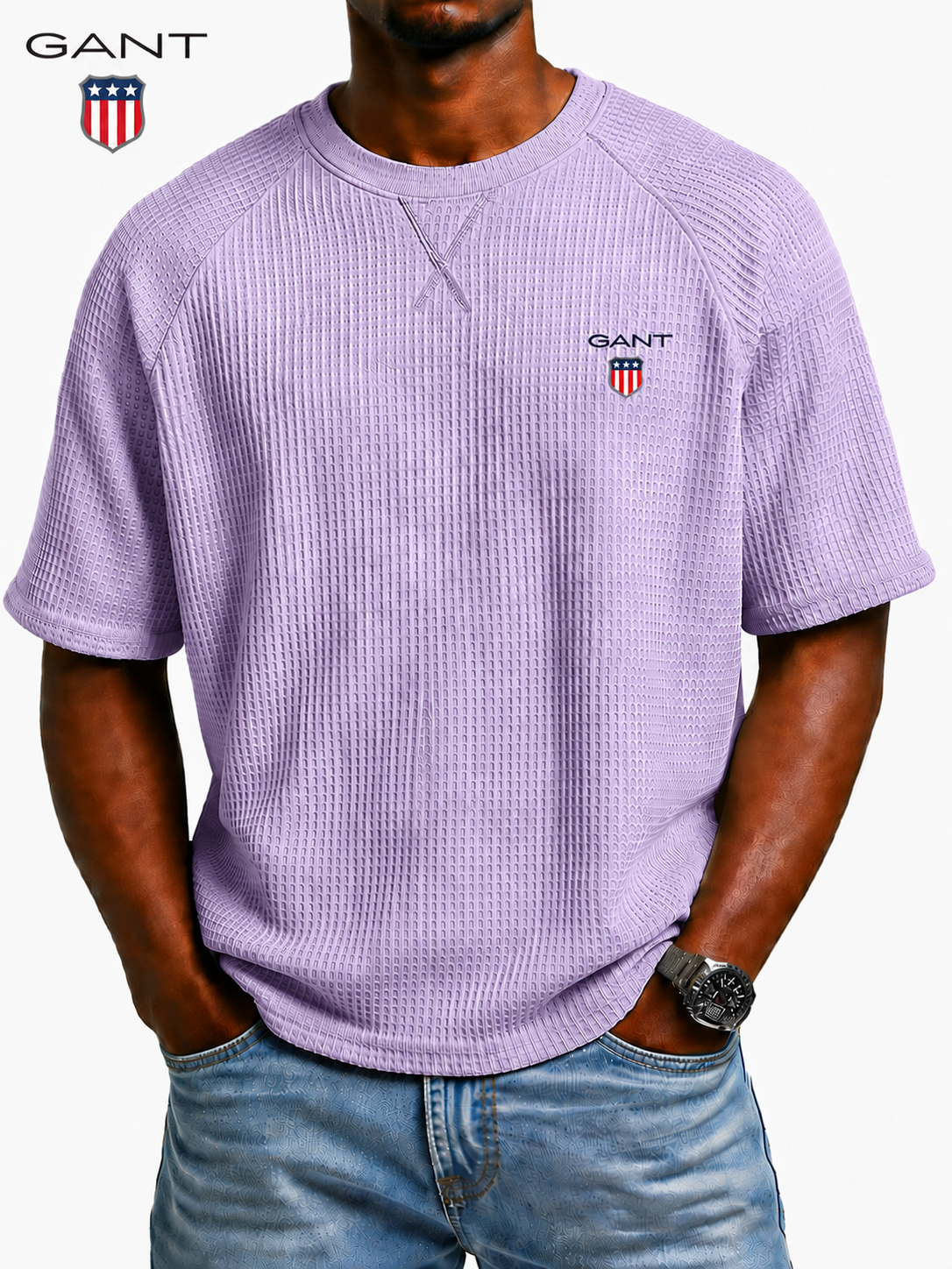 GANT™ Premium T-shirt med Struktur