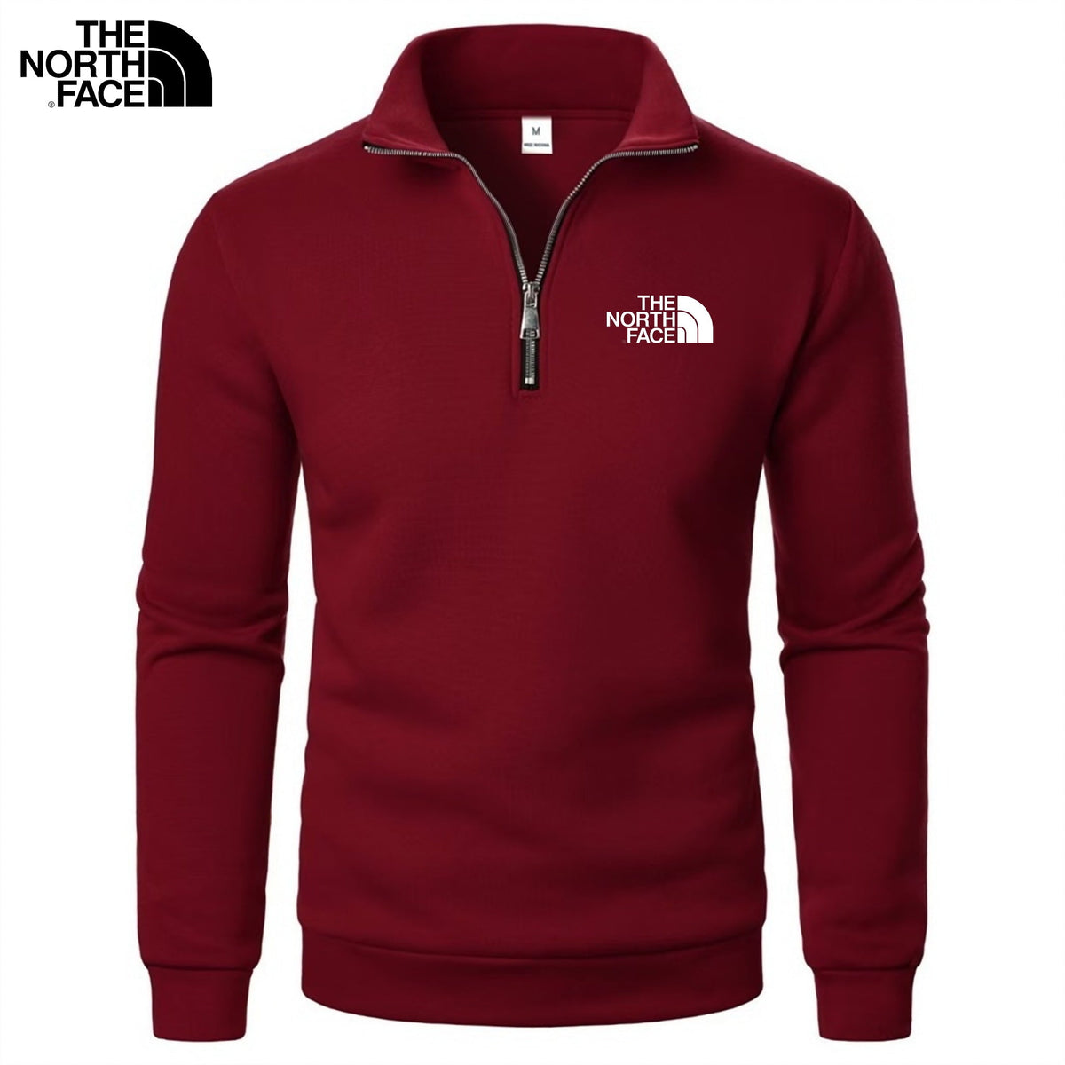 Burgundy - TNF™ | Men's Half-Zip Stand Collar Pullover