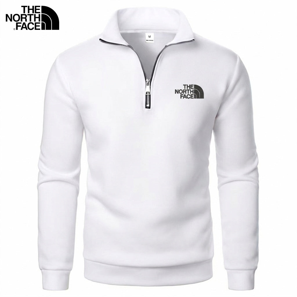 White - TNF™ | Men's Half-Zip Stand Collar Pullover