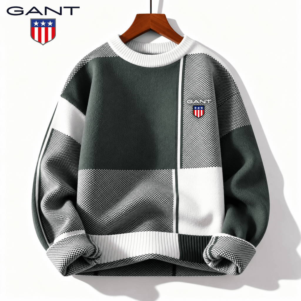 GANT® Stickad Tröja med Färgblock