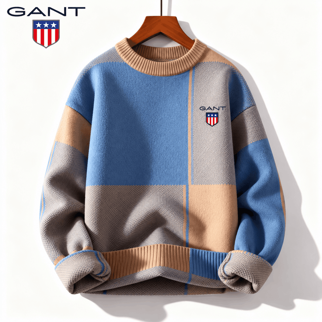 GANT® Stickad Tröja med Färgblock