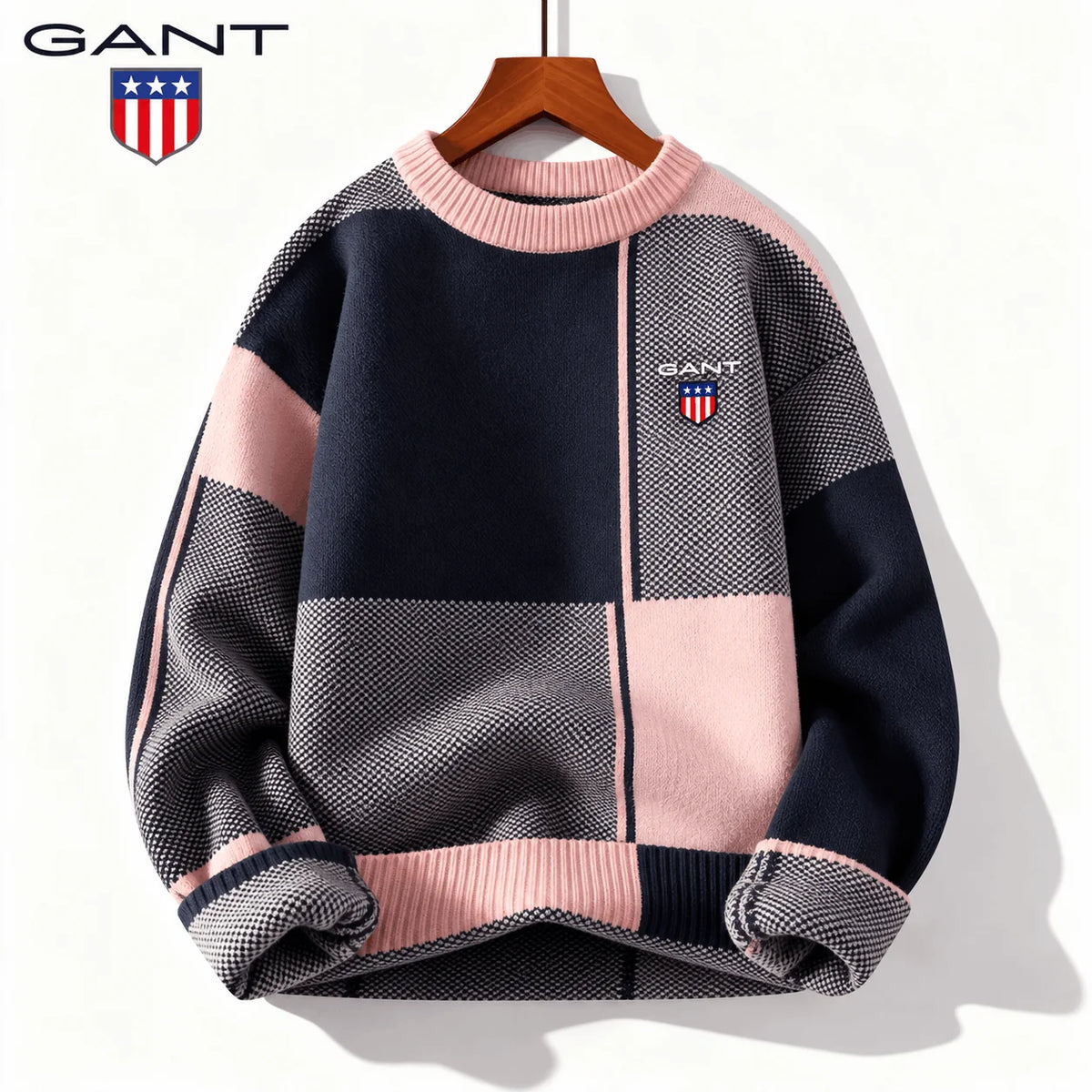 GANT® Stickad Tröja med Färgblock